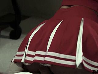 Teen Cheerleader Practices Fucking Big Cock Stepdad