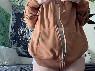 little latina rubs her pussy lips. want to see?