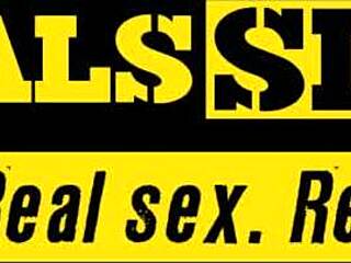 Purple-haired slut gets tied up for intense flogging, deepthroat blowjob, and rough doggystyle dicking in BDSM domination