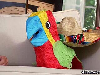 Old And Young Shaved Teens Engage In Hardcore Three Some With Big Asses