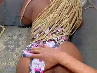 ebony beauty craves intense doggystyle pounding from horny neighbor with massive cock