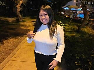 Intimate Encounter with Stranger on the Bustling Streets of Lima Peru