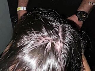 why settle for your husband when a big black gloryhole cock awaits in this exhibitionist wife adventure