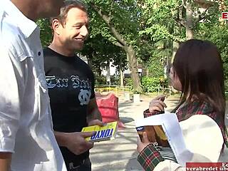 Hairy Asian Girl Picked Up For Anal