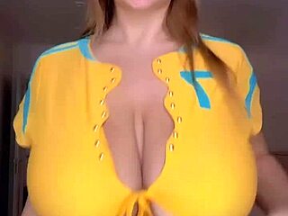 Big Natural Tits Getting Ready to Be Wet and Playful