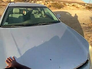 Intense Outdoor Fucking With Big Booty Ebony Teen 18+ And Monster Cock