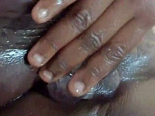 Hey, check out this ebony babe handling double penetration with huge dildos until she squirts everywhere! 🔥💦