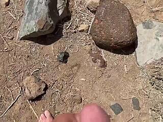 Hey, why does this student teen run from school to fuck a big dildo?