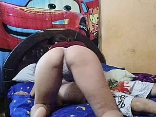 Brunette Latina Stepsister With Great Ass Gets Bent Over In Doggystyle For Pov Creampie From Stepbrother