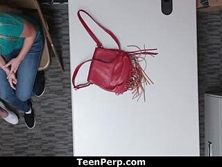 I uh got caught shoplifting and the LP officer punished me hard with his big cock in the office