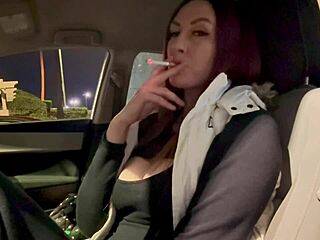 Italian Milf Artemisia Love Flashing Juicy Big Tits Outdoors In Smoking Fetish