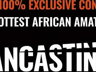 hey check out this sexy black babe riding big white cock for modeling gig