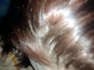 this brunette bitch sucks big cock