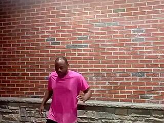 A private striptease dance for free while facing forwards in 70 degree weather