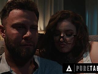 Pure Taboo Naive Leana Lovings Lures Lustful Boyfriend into Rough Roleplay with Doggystyle Drilling