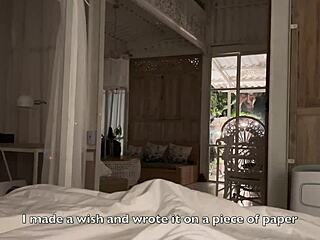 Anal fairy in costume bends over for doggystyle assfucking with foot fetish play in bedroom