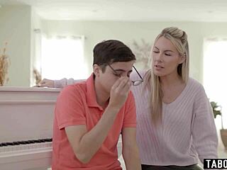 Busty Milf Piano Teacher Bunny Madison Tempts Young Student With Her Massive Tits And Doggystyle Ride