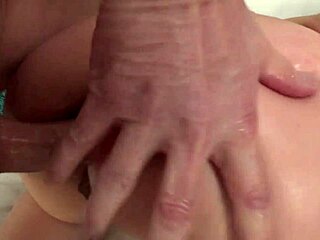 Tommy King is filling all her holes with three big cocks in this wild group session!