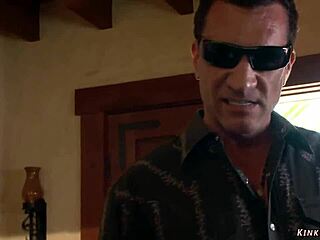 Cartel Member Rough Bangs Hot Babe with Deepthroat and Bondage Vibrator