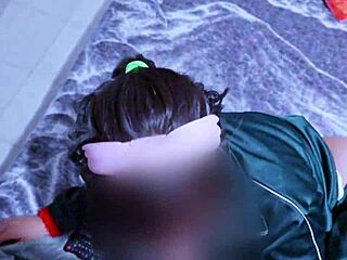 Petite mexican student experiences her first anal in homemade uniform roleplay with cute girlfriend