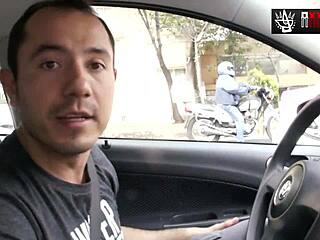 Mexican lucky guy discovers and fucks the massive cuban ass of cristal caraballo during casting