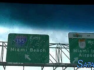 whoa this bigtits cougar is bouncing on monster cock in outdoor anal handjob action