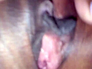 I fuck my sexy friend's tight shaved pussy until creampie orgasm hits