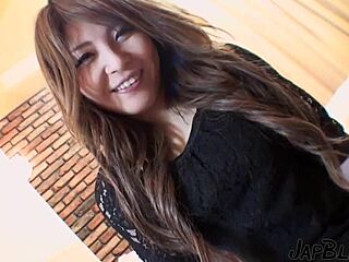 Japanese teen 18+ with big tits gets hairy creampie action twice