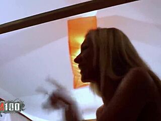 Pascal Saint James thrusts big cock into adorable blonde milf Lisa with huge boobs and wet pussy for cumshot