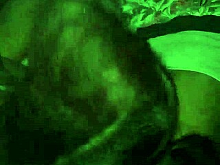 hood chick gives amateur blowjob with sucking and licking on big tits ending in facial