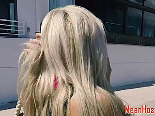 Busty teen submits to maledom bondage with rough deepthroat and missionary punishment