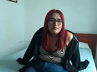 Redhead Chubby Amateur Babysitter With Natural Tits Experiences First Time Couple Homemade Fuck