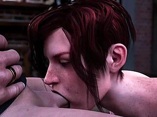 Ashley gives intense felatio