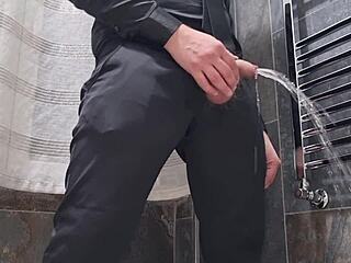 Feeling So Aroused By Italian Golden Showers Compilation In Public And Home