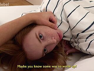 Neighbor guy warmed up girl next door with his cock in crazy homemade fetish play