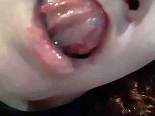 skinny latina amateur tries her first cigarette in a homemade solo video