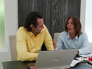 threesome to even the score with insufferable milf boss