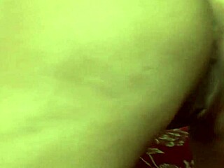 Slutty milf in fishnets and heels masturbates with anal fingering on bed