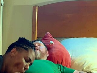 Amateur Homemade Ebony SUCKING And FUCKING White Guy In The Hood