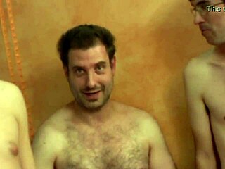 I watched those Spanish beauties handle group blowjobs and swallow in wild bukkake action