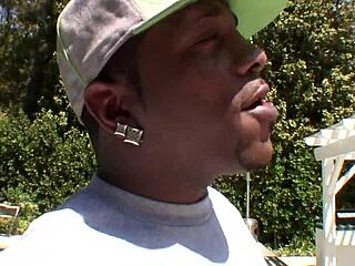 Lisa ann takes on shorty macs massive black dick