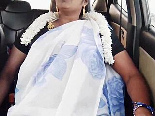 Indian bhabi, your car romance with those dirty talks?