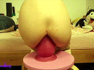 Traumatizer Uses Huge Dildo And Buttplug For Gaping Anal Solo In Homemade Blonde Action