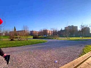 I Run In The Park And Act Slutty With Everyone Using Dildo Toys