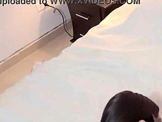 Latina Stepmom Sucks Cock And Licks Balls Professionally While Making Bed