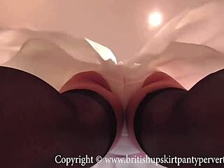 British Rosemary takes ass to mouth in kitchen