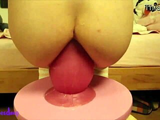 Traumatizer Uses Huge Dildo And Buttplug For Gaping Anal Solo In Homemade Blonde Action