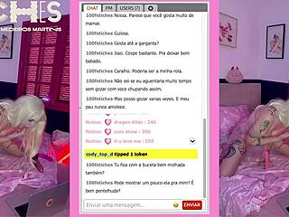 blonde beauty showcases her charm live on webcam with captivating poses