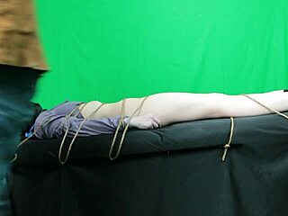 Damn, petite slut Scarlett Johnson gets choked and deepthroated hard by massive cock!