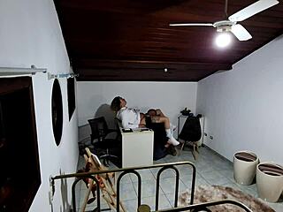 Blackmailed Student Seduced By Teacher For Desk Doggystyle And Ass Licking In Office Fantasy